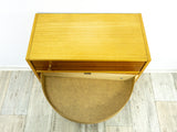 Extraordinary 60s MIDCENTURY swivel drawer storage or SEWING BOX