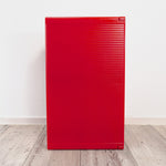 Super Rare 1980s Fiery Red Plastic BATHROOM MEDICINE Cabinet, Pneumant GDR