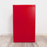 Super Rare 1980s Fiery Red Plastic BATHROOM MEDICINE Cabinet, Pneumant GDR