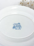 MYOTTS COUNTRY LIFE blue, Fish Plate, Serving Platter, Fine Staffordshire Hand Engraved