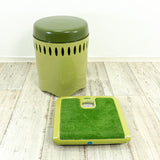 Green 1970s Midcentury Mechanical BATHROOM SCALE By Soehnle Westgermany