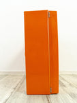 XXL 1970s Italian orange BATHROOM MEDICINE CABINET by Carrara & Matta