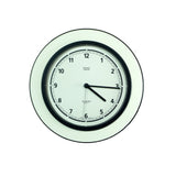 Black White 1990s Radio-Controlled VINTAGE WALL CLOCK by Kienzle, Germany