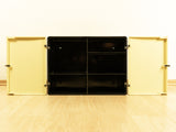 Fabulous 1960s Yellow Black Midcentury MEDICINE CABINET Westgermany