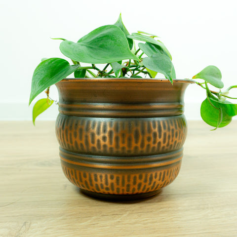 1960s Midcentury Copper Planter Pot – Vintage Flower Pot