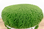 Green White 70s Vintage BATHROOM LAUNDRY BOX Stool By Emsa Westgermany