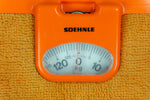 ORANGE 70s Midcentury Mechanical BATHROOM SCALE With Plush Cover By Soehnle Westgermany