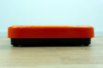 ORANGE 70s Midcentury Mechanical BATHROOM SCALE With Plush Cover By Soehnle Westgermany