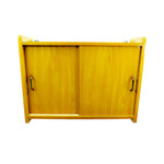 1960s midcentury wooden KITCHEN WALL CABINET, Vintage Medicine Cabinet Cupboard