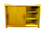 1960s midcentury wooden KITCHEN WALL CABINET, Vintage Medicine Cabinet Cupboard