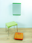 1970s Green Mirrored BATHROOM MEDICINE Cabinet by Pneumant GDR