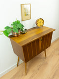 1950s Bicolor Midcentury TEAK WOOD CREDENZA Sideboard Cabinet