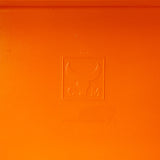 Ultra Rare! XXL 1970s Italian orange MEDICINE CABINET by Carrara & Matta