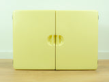 Rare original 1960s VANILLA yellow Italian design MEDICINE CABINET