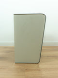 1960s midcentury KITCHEN WALL CABINET vanilla yellow blue sliding doors