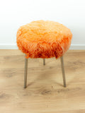 1960s Midcentury Design TRIPOD PLUSH STOOL from East Germany