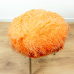 1960s Midcentury Design TRIPOD PLUSH STOOL from East Germany