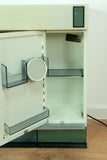 XXL 1970s Petrol ILLUMINATED Midcentury Medicine CABINET by Allibert