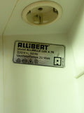 XXL 1970s Petrol ILLUMINATED Midcentury Medicine CABINET by Allibert
