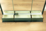 XXL 1970s Petrol ILLUMINATED Midcentury Medicine CABINET by Allibert