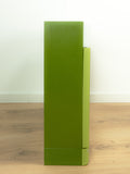 Large 1970s green mirrored ILLUMINATED MIDCENTURY Medicine CABINET by Allibert