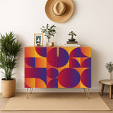 Retro 70s Wooden Storage Cabinet – Midcentury Modern Hairpin Legs