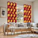 Vintage 70s Design Blackout Curtains: Midcentury Modern Thermal Panels