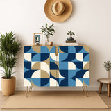 Retro Bauhaus Wooden Storage Cabinet – Midcentury Modern Hairpin Furniture