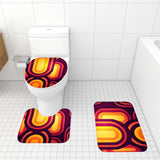 Retro 70s Bathroom Rug Set 3-Piece | Midcentury Home Decor