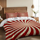 1970s Retro Nesting Coffee Table Set: Midcentury Sunburst Side Tables