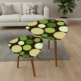 Bold Polka Dots 70s Floor Bean Bag Cover – Midcentury Modern Retro