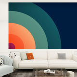 70s Retro Tripod Floor Lamp – Nordic Style Linen Shade with Smart LED & Remote