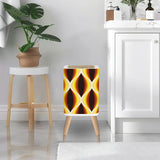Midcentury 70s Retro Blackout Curtains: Bold Vibrant Honeycomb Pattern