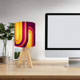 Retro 70s Bean Bag Chair Cover: Orange Mid-Century Modern Floor Seating