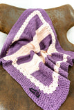 Your CUSTOM CUDDLY BLANKET in your desired colors, handmade by CUDDLSNUGS
