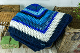 Your CUSTOM CUDDLY BLANKET in your desired colors, handmade by CUDDLSNUGS