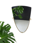 Extraordinary 1950s GOLDEN BRASS FRAMED midcentury Wall Mirror