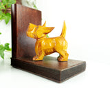 1950s wooden WEST HIGHLAND TERRIER Bookends