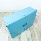 1960s baby-blue ITALIAN Bathroom Medicine CABINET Spluga CM Torino