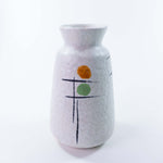 Rare 1950s shrink glaze CERAMIC VASE  by Übelacker Westgermany, form 257-14