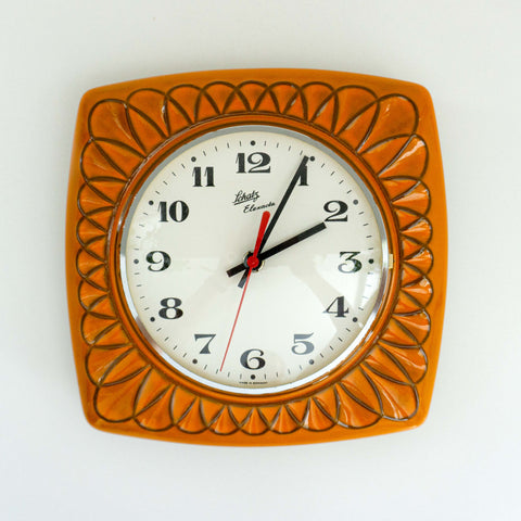 Vintage Diehl Kitchen Ceramics Timer Wall Clock , 1980s 